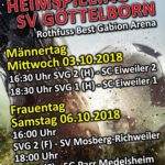 Heimspiele im Oktober