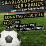 Saarlandpokal Frauen 21. Oktober