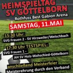 Heimspiel und Meisterfeier