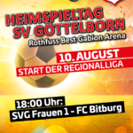 Heimspiel 10. August