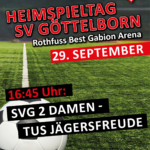 Spielberichte 29. September