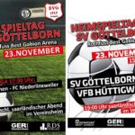 Heimspiele am 23. November